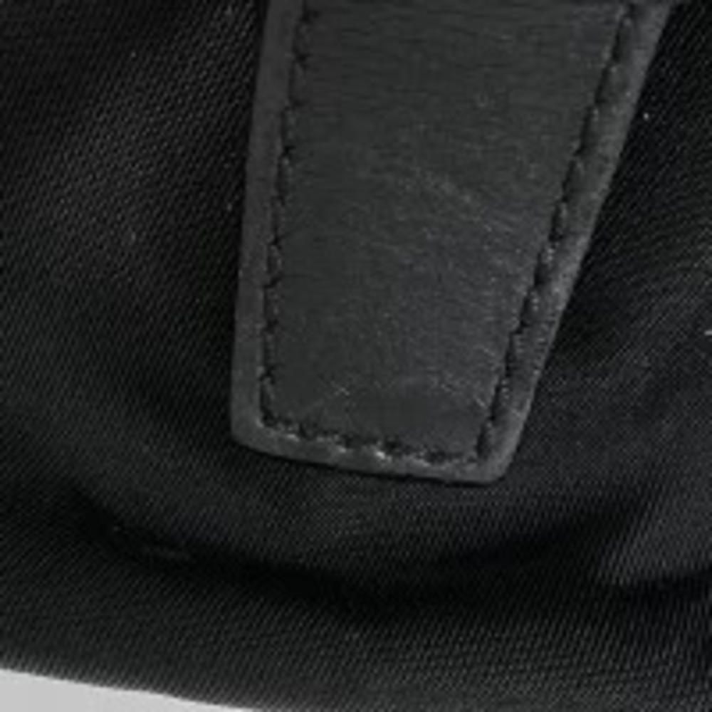 Prada Shoulder Bag Crossbody Plate Black Nero Black